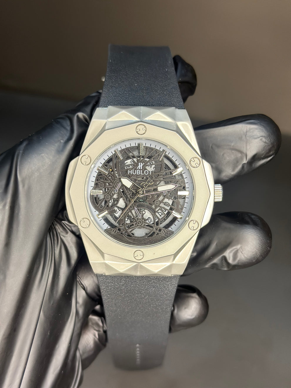 Skeleton Watch Diamond Cut
