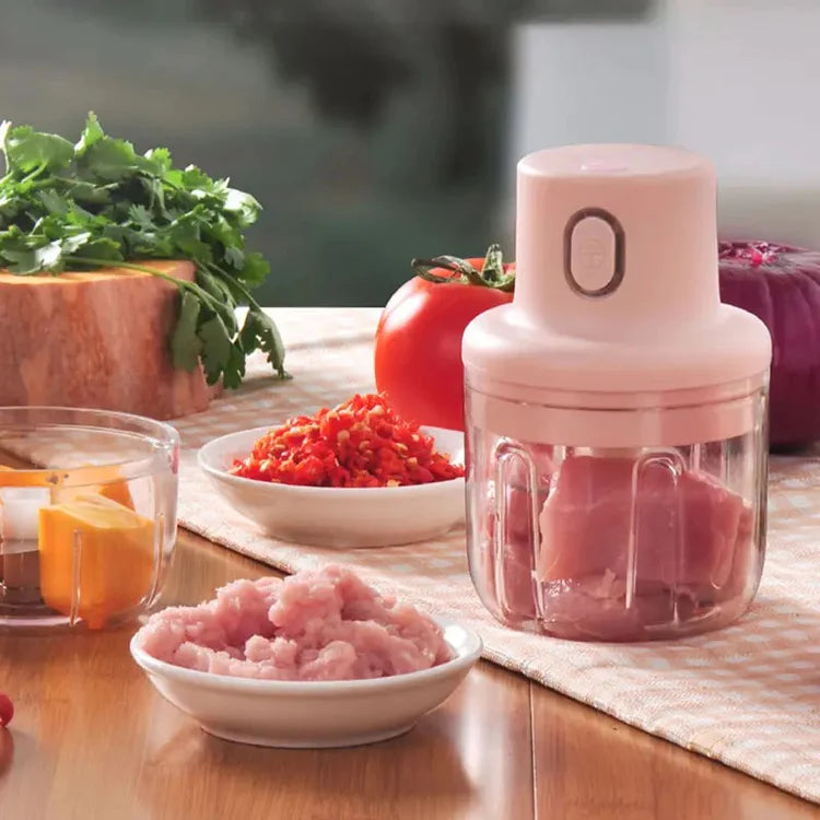 Rechargeable mini chopper