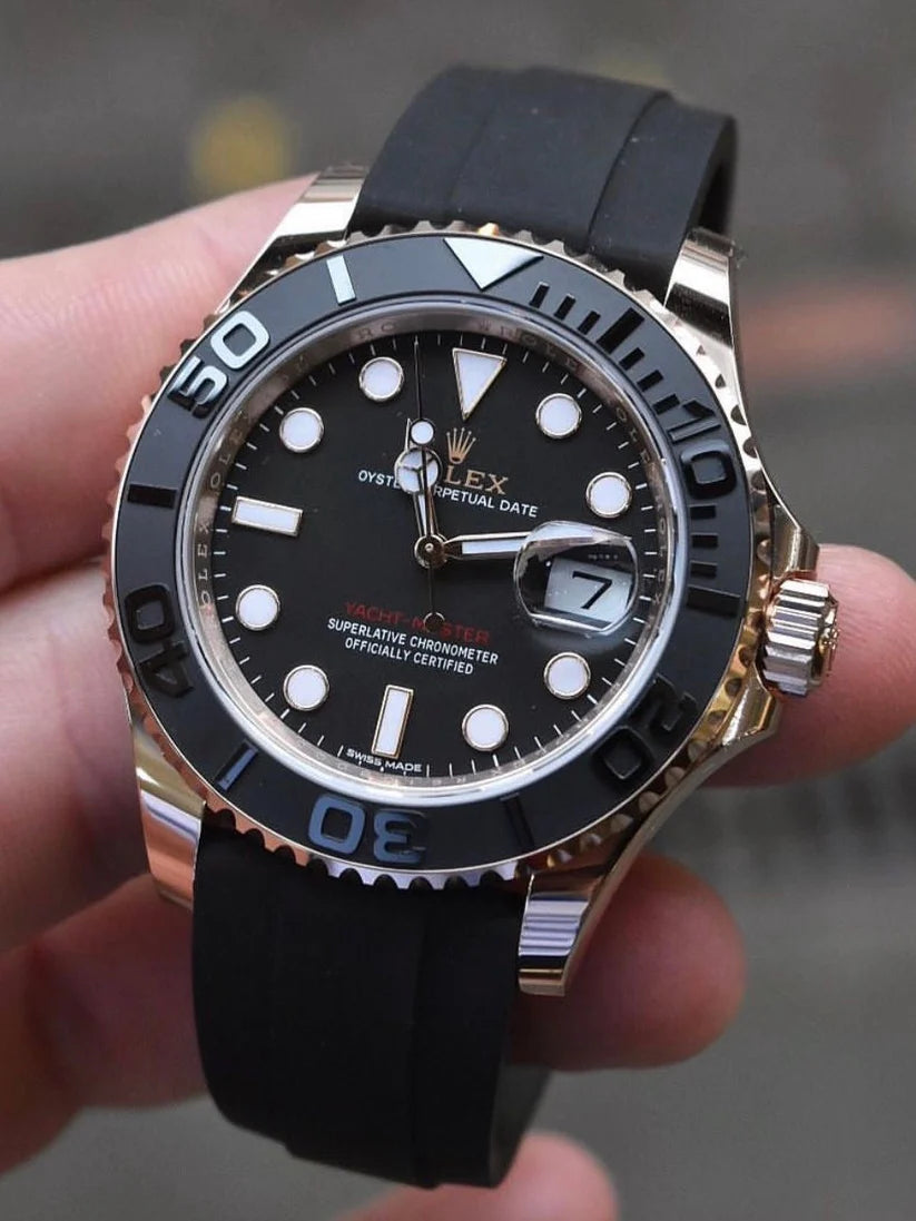 Master Style-Limited edition With Premium Black Rubber Strap