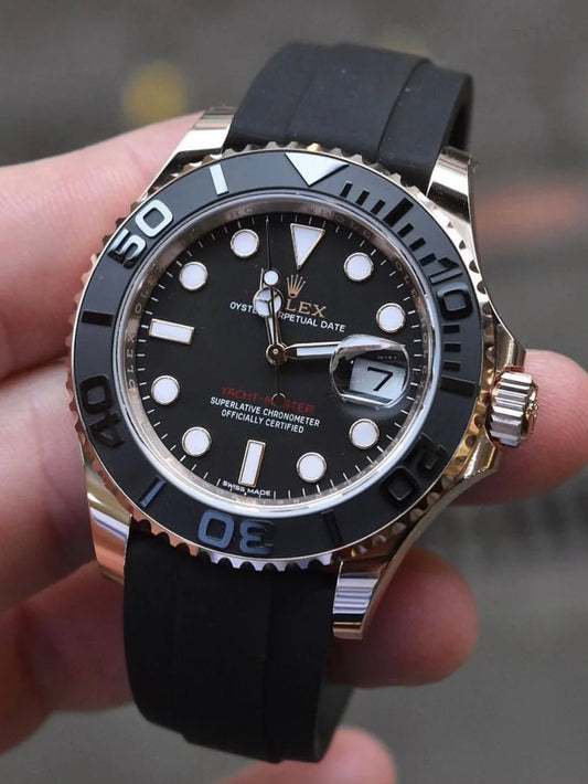 Master Style-Limited edition With Premium Black Rubber Strap