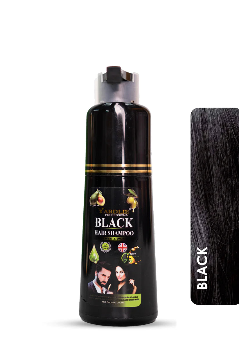 Yardlie Natural Black And Brown Hair Color Shampoo 200ml