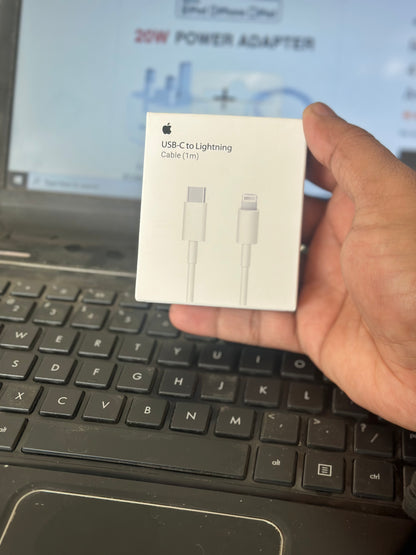 Apple USB-C Power Adapter (20W) + Free Datacable