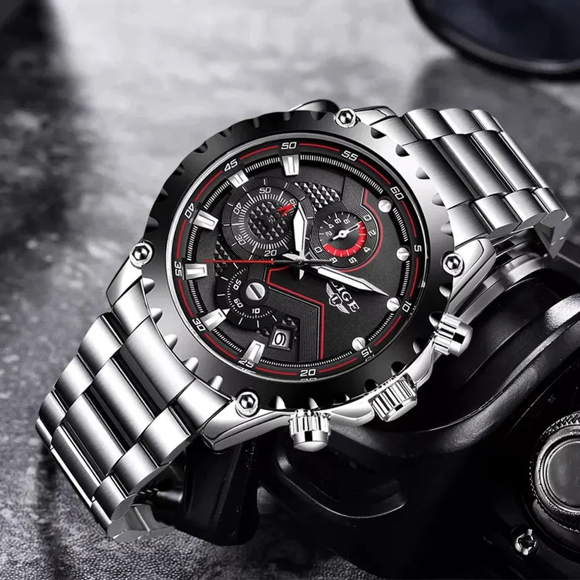 Stainless-Steel Watch for Men