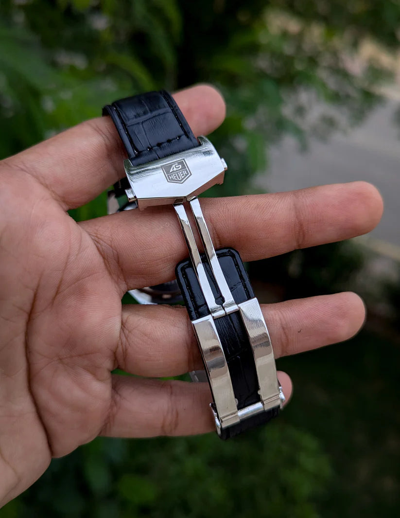 TH Calibre 5 Leather Strap Watch