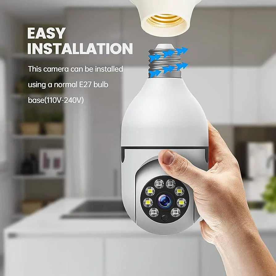 ZEMP|💥Wireless Wifi  360° Light Bulb Camera