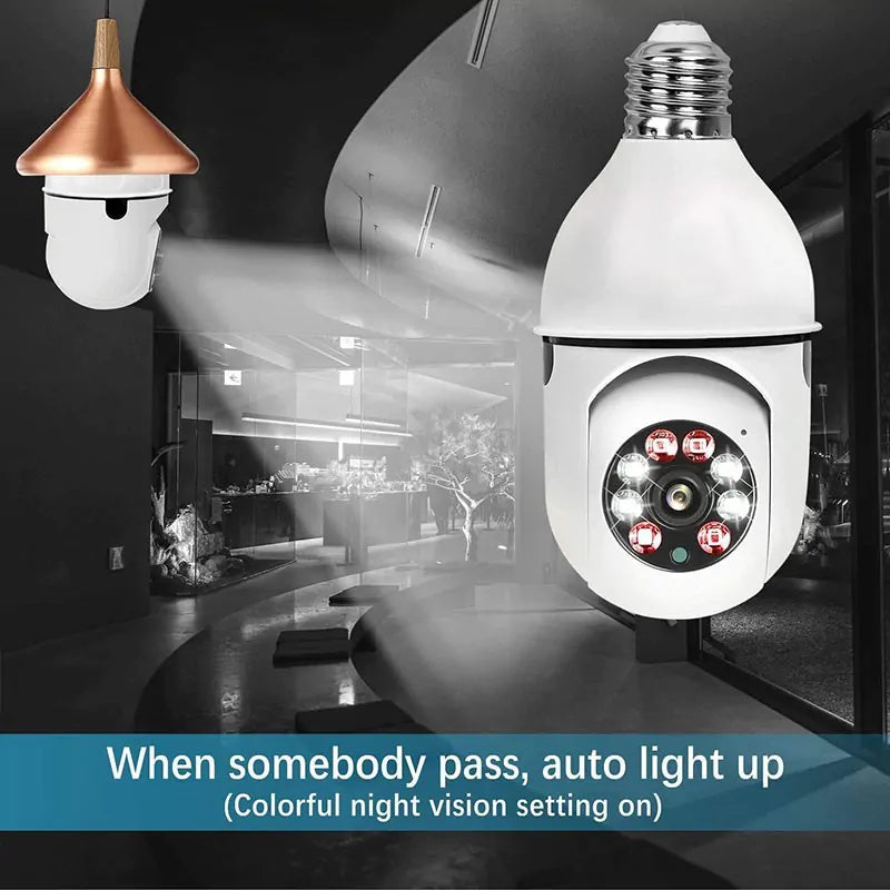 ZEMP|💥Wireless Wifi  360° Light Bulb Camera