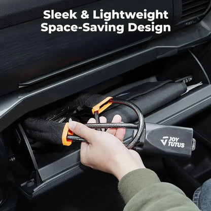 Universal Car Seat Belt Steering Wheel Steel Wire Lock