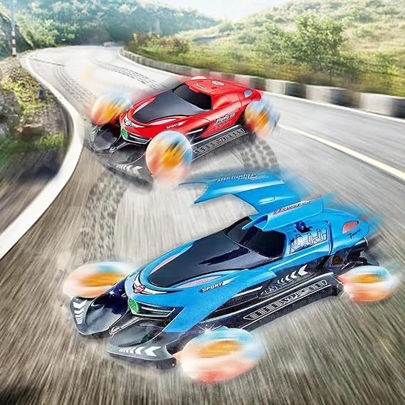 ZEMP| Four-Wheel Flying Car with SOUND - LIGHT and UNIVERSAL 360 ROTATE