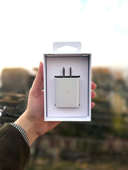 Google Pixel 30W Fast Charger ⚡ + FREE C to C Cable | Fast Charging Adapter for Pixel & Android