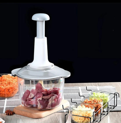 Manual Hand Push Food Chopper