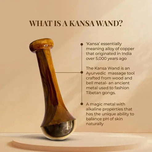Kansa Wand - Facial & Foot Therapy
