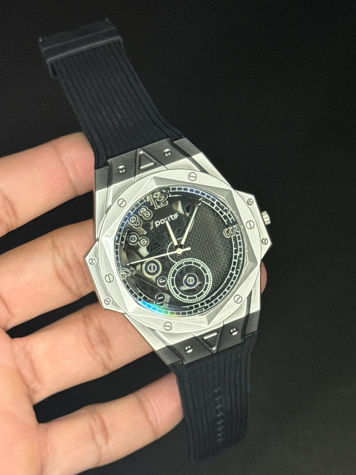 Stylish Diamond Glass Watch