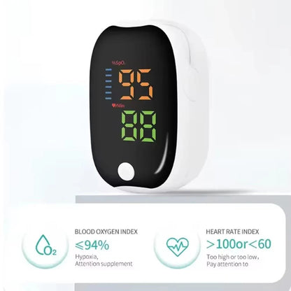 Digital Fingertip Pulse Oximeter – SpO2 & Heart Rate Monitor