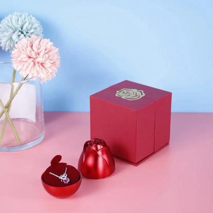Lifting Rose Gift With Ring Only