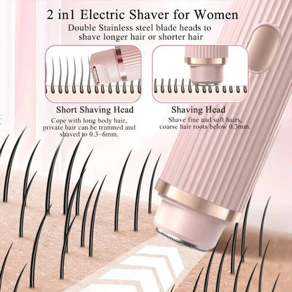 2 in 1 Rechargeable Double Headed Shaver