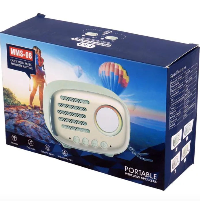 PORTABLE WIRELESS BLUETOOTH SPEAKER